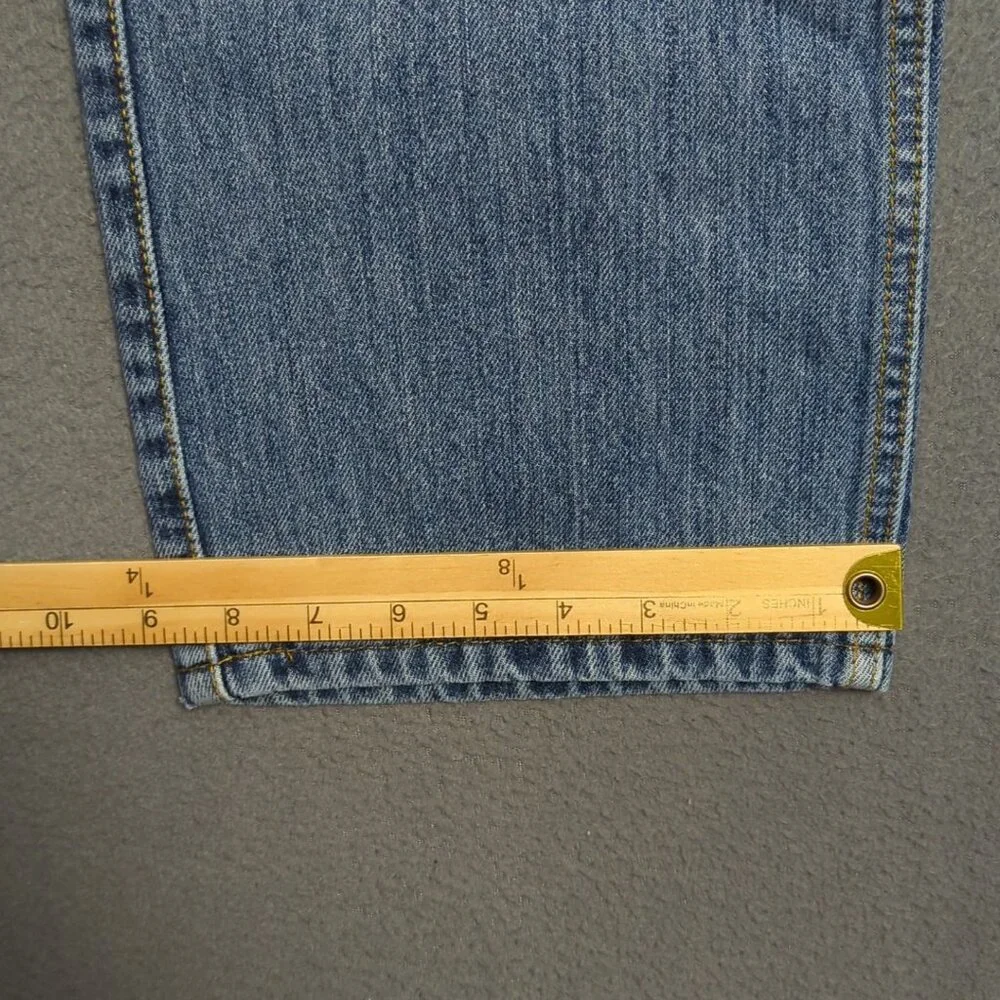 Cinch Jeans Men's 35x32 Fits 34x31 Blue Western Denim Bronze Label Slim Tapered